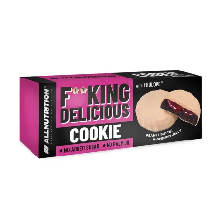Fitking Delicious cookie 128 г арахісове масло з малиновим желе (до 07,26)