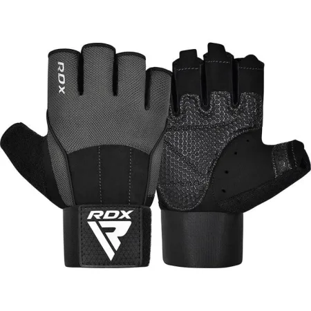 Рукавички для фітнесу RDX сірі з EVA padding-XL