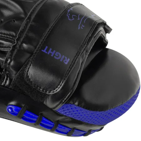 Лапи боксерські PowerPlay 3041 Challanger чорно-сині PU [пара]