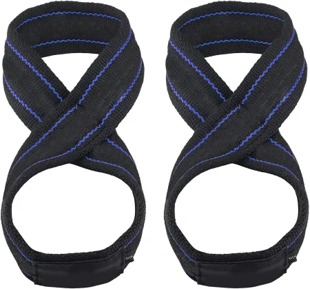 Лямки для тяги вісмірка Power System PS-3405 Figure 8 чорний/синій L/XL