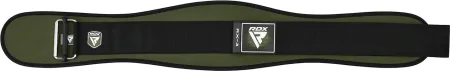 Пояс для важкої атлетики RDX RX3 EVA Curve неопреновий Army Green L
