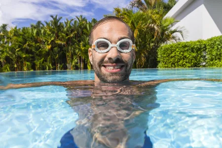 Окуляри для плавання Bestway 14+ 21097 бірюзовий