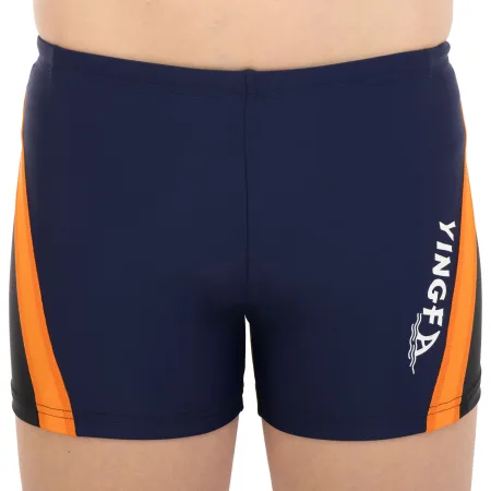 Плавки боксери для хлопчиків для плавання YINGFA вік 4-16 років чорний - 16