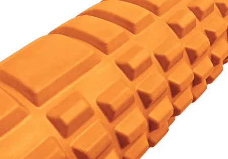 Масажний ролер EasyFit Grid Roller 60 см v.3,1 помаранчевий