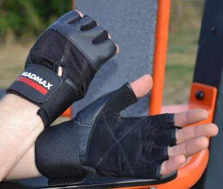 Рукавички для фітнесу MadMax MFG-269 Professional Exclusive Black XXL