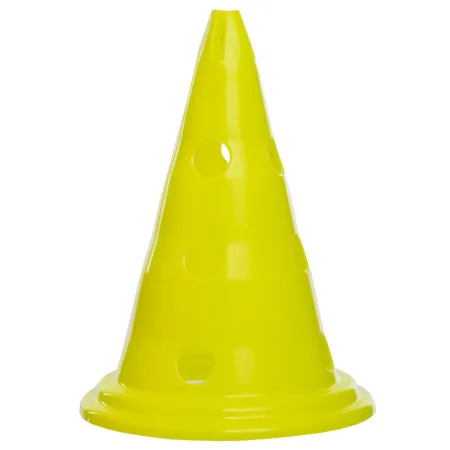 Конус-фішка для тренувань з отворами для штанги та тримачем зверху 30 см Помаранчевий