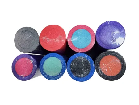 Ролер для занять йогою та пілатесом EPE 45 см чорний-синій