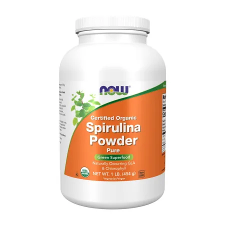 Organic Spirulina Powder - 454 г pure