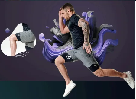 Компресійні шорти для RDX MMA T16 2-в-1 GREY/BLACK-M