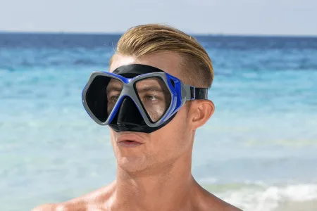 Маска для плавання BESTWAY 14+ 22075 Чорний/Білий