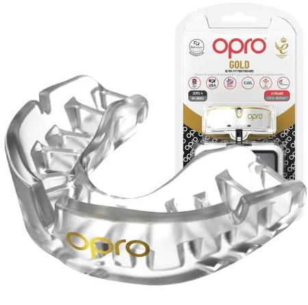 Капа OPRO Gold дитяча (вік до 10р.) Clear (art.102505007)