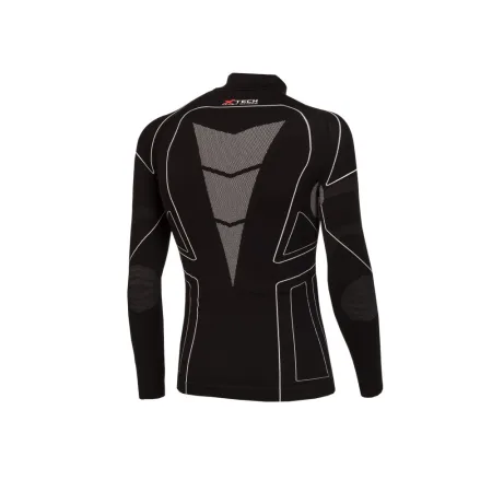Thermal Long Sleeve Shirt with Collar X TECH Maglia Race 3 Munica Lunga lupetto Nero XXL/XXXL Black