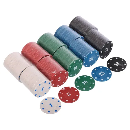 Набір для покеру в металевій коробці 200 фішок