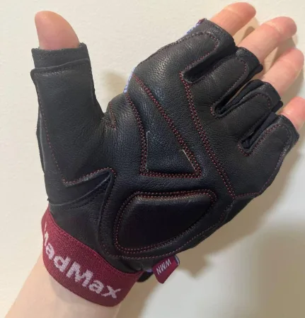 Рукавички для фітнесу MadMax MFG-911 Nine-eleven Black / perpito L