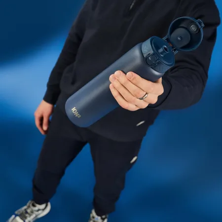 Пляшка для води металева вакуумна ION8 920 мл. Vacuum Insulated, Ash Navy