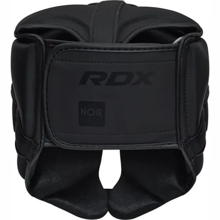 Боксерський шолом RDX T15 Noir Cheek Protector Matte Black XL