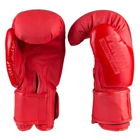 Рукавички боксерські Venum 10 унцій червоний матовий