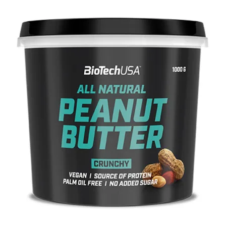All Natural Peanut Butter - 1 кг кранч