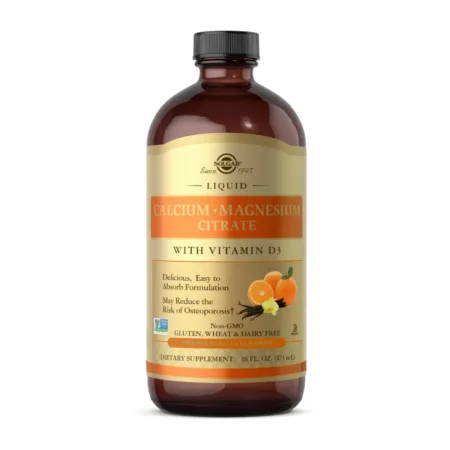 Liquid calcium magnesium citrate with vitamin D3 473 мл Природний Апельсин Ваніль (без етикетки)