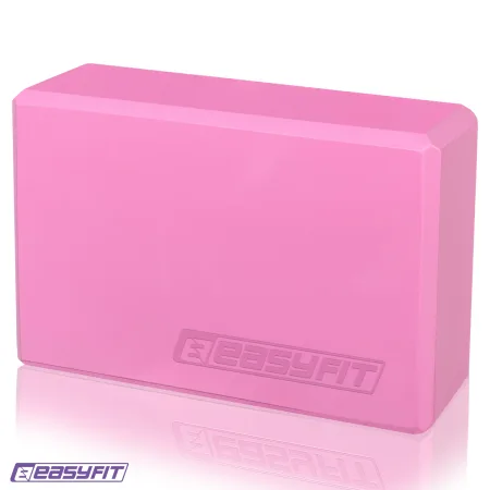 Блок для йоги EasyFit EVA рожевий