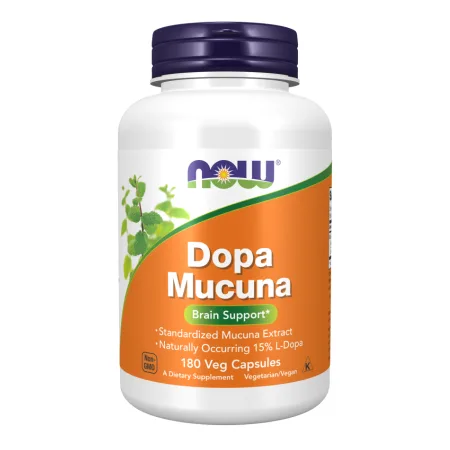 Dopa Mucuna 180 вегетаріанських капсул (без етикетки)