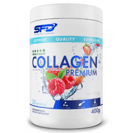 Collagen premium - 400 г малина полуниця універсальний