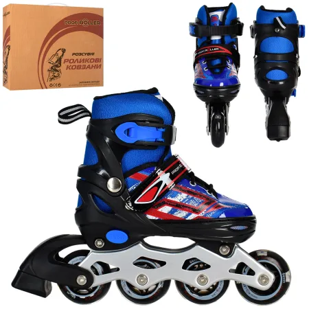 Ролики Profi Roller A 4144-M-BL розмір 35-38 синій