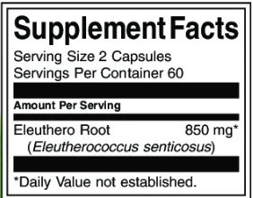 Eleuthero Root 425 мг - 120 капсул