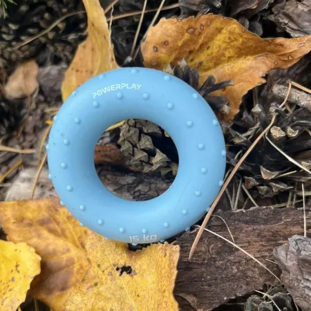 Еспандер кистьовий силіконовий PowerPlay PP-4338 Hand Grip Light 15 кг. блакитний