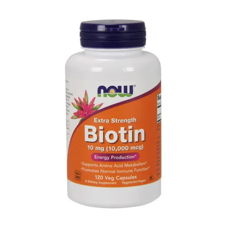 Biotin 10,000 мкг підвищеної сили - 120 капсул