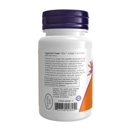Vitamin E-200 D-Alpha Tocopheryl - 100 софтгель