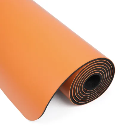 Килимок для йоги каучуковий поліуретан Sport Pro 183 см*68 см*5 мм помаранчевий