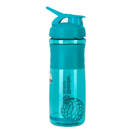 Шейкер спортивний пляшка BlenderBottle SportMixer Flip 820 мл бірюзово зелений