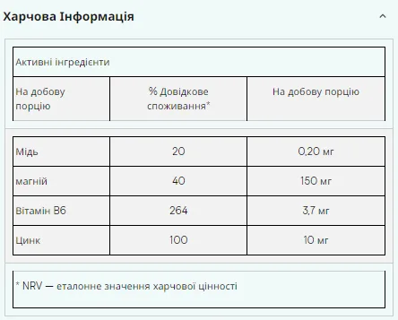 Zinc and Magnesium 800 мг - 90 капсул