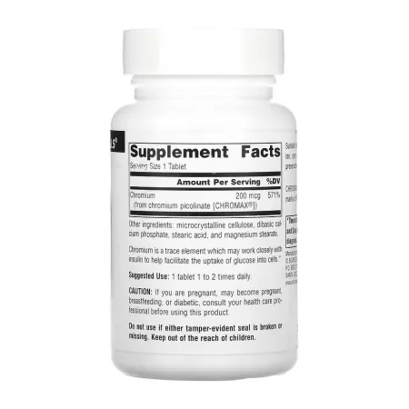 Chromium Picolinate 200 мкг, Yeast Free - 240 таблеток