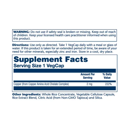 Copper 2 мг - 100 капсул