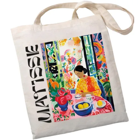 Екощопер BookOpt BK 4110 за мотивами Matisse бежевий