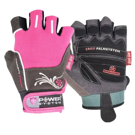 Рукавички для фітнесу Power System PS-2570 Woman’s Power жіночі Pink M