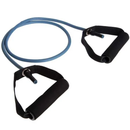 Еспандер трубчастий з ручками та фіксатором дверей Довжина 120 см навантаження 2.7 кг Синій