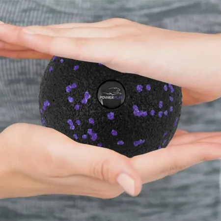 Масажний м'яч PowerPlay PP-4350 Epp Massage Ball d8 Чорно/Фіолетовий