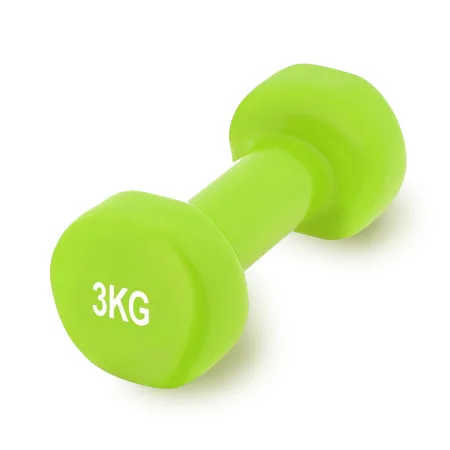 Гантель вінілова PowerPlay 4125 Achilles - 3 кг. зелена 1 шт.