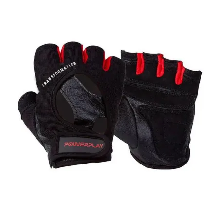Fitness Gloves PowerPlay for Men Black XL Size