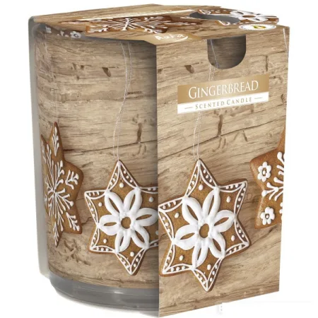 Ароматична свічка в скляному стакані імбирний хліб SN 72 s-23