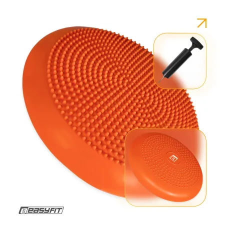 Балансувальна подушка масажна EasyFit Balance Cushion-A помаранчева + насос