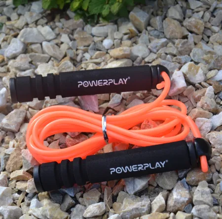 Скакалка PowerPlay 4205 класичний Plus Jump Rope помаранчева 2,7 m.