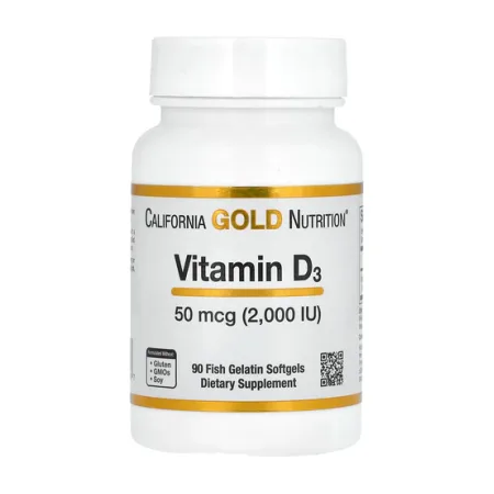 Vitamin D3 50 мкг (2000 IU) - 90 софтгель