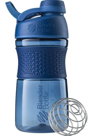 Шейкер спортивный бутылка BlenderBottle SportMixer Twist 590 мл Navy оригинальный