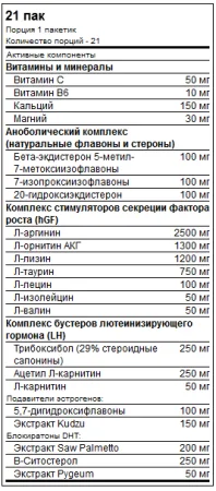 Animal M-Stak (EU) - 21 упаковка