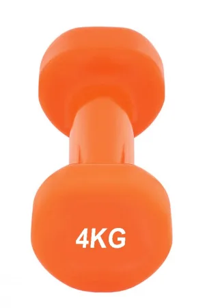 Гантель вінілова PowerPlay 4125 Achilles - 4 кг. помаранчева