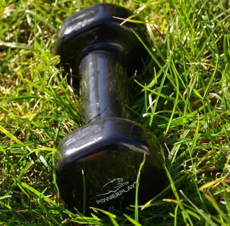 Гантель вінілова PowerPlay 4125 Achilles - 2 кг. чорна 1 шт.